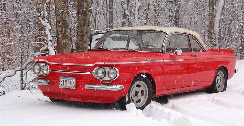 A Corvair man through and through he used to race a'63 700 Coupe see lower